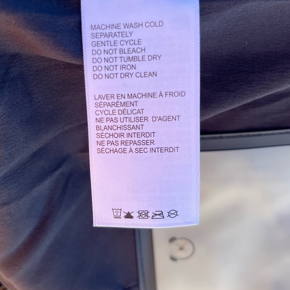 Blanc Noir Shiny Black Puffer Jacket - Picture 8 of 11